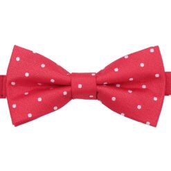 Navy Blue Polka Dot Pre-Tied Thistle Bow Tie