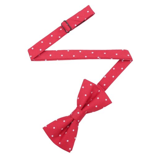 Navy Blue Polka Dot Pre-Tied Bow Tie