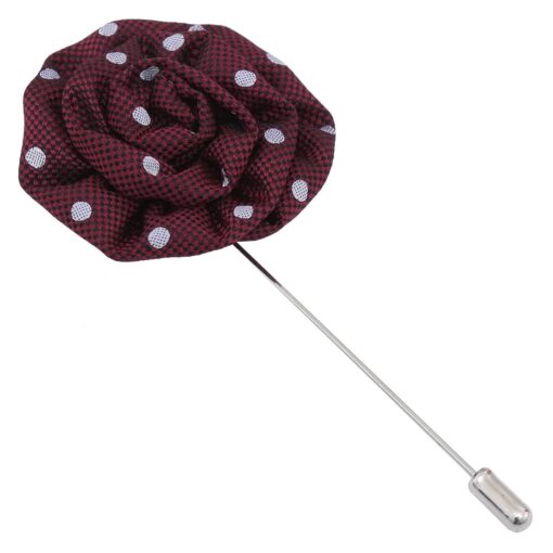 Royal Blue Polka Dot Lapel Pin