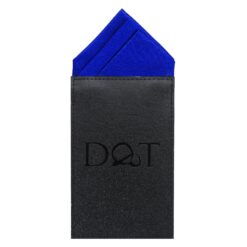 White Satin Pre-Folded Pocket Square One Peak