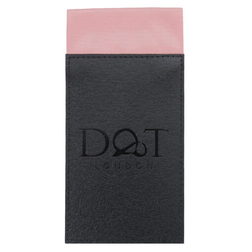 White Satin Pre-Folded Pocket Square Fold