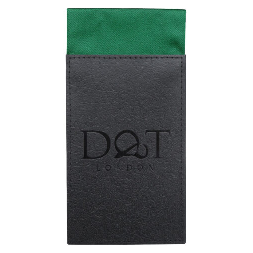 White Satin Pre-Folded Pocket Square Fold