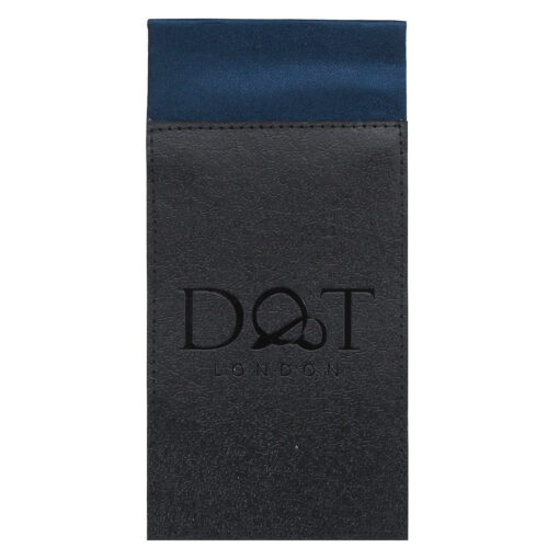 White Satin Pre-Folded Pocket Square Fold
