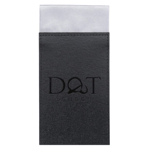 White Satin Pre-Folded Pocket Square Fold