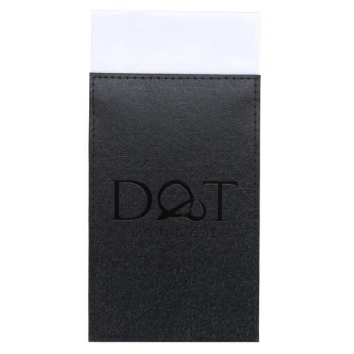 White Satin Pre-Folded Pocket Square Fold