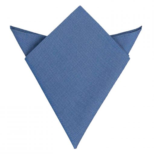 Parisian Blue Chambray Cotton Pocket Square