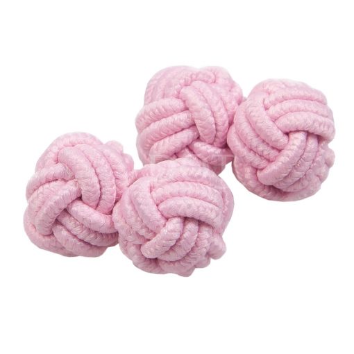 Baby Pink Knot Cufflinks