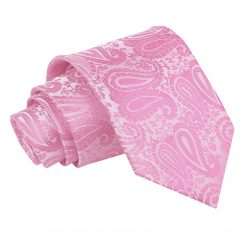 Baby Pink Paisley Classic Tie