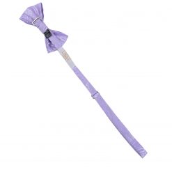 Lilac Paisley Pre-Tied Bow Tie