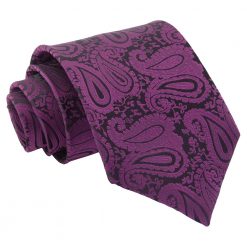 Purple Paisley Tie