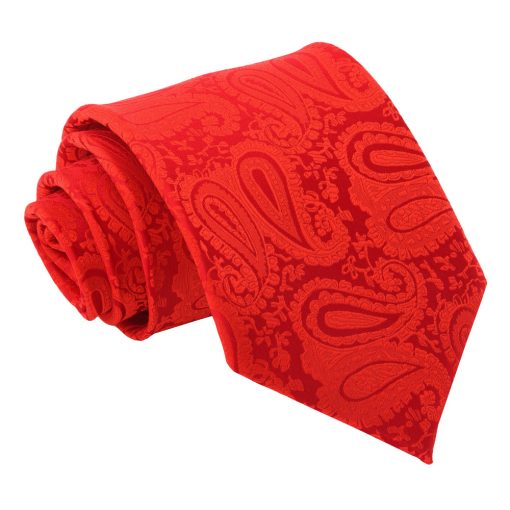Red Paisley Tie