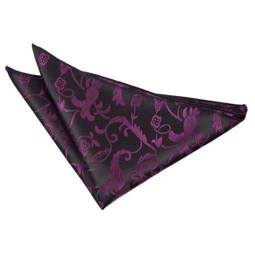 Black & Purple Passion Pocket Square