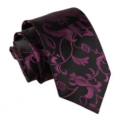 Black & Purple Passion Tie