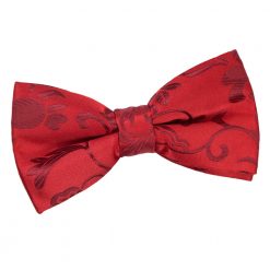 Burgundy Passion Pre-Tied Thistle Bow Tie