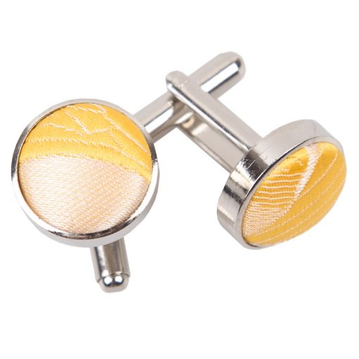 Gold Passion Silver Plated Cufflinks