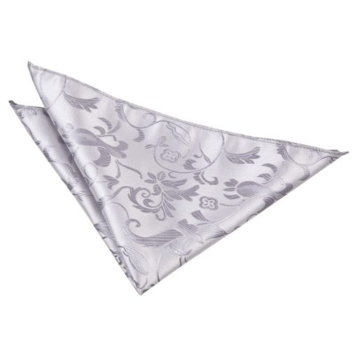 Silver Passion Pocket Square