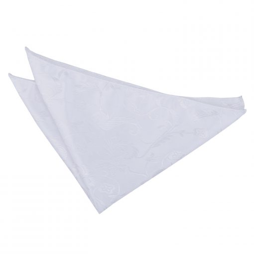 White Passion Pocket Square