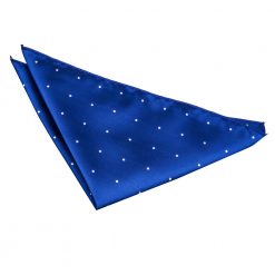 Royal Blue Pin Dot Tie
