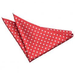 Dark Red Polka Dot Classic Slim Tie
