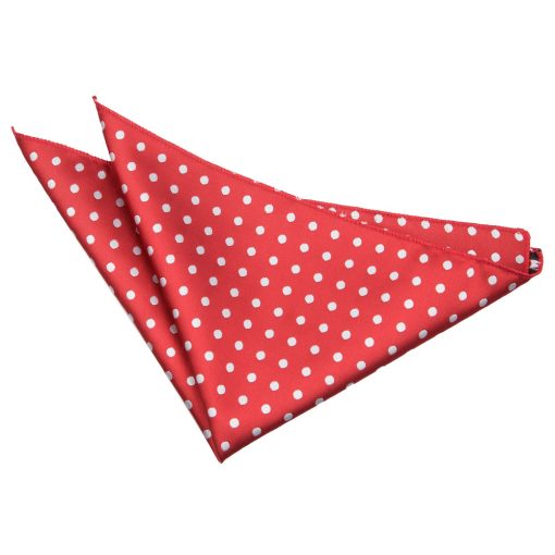 Dark Red Polka Dot Classic Pocket Square