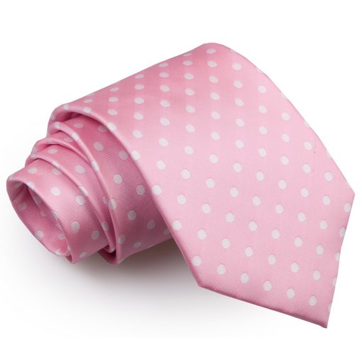 Pink Polka Dot Tie