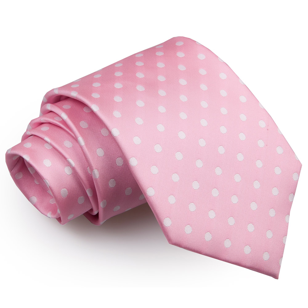 Pink Polka Dot Classic Tie – James Alexander