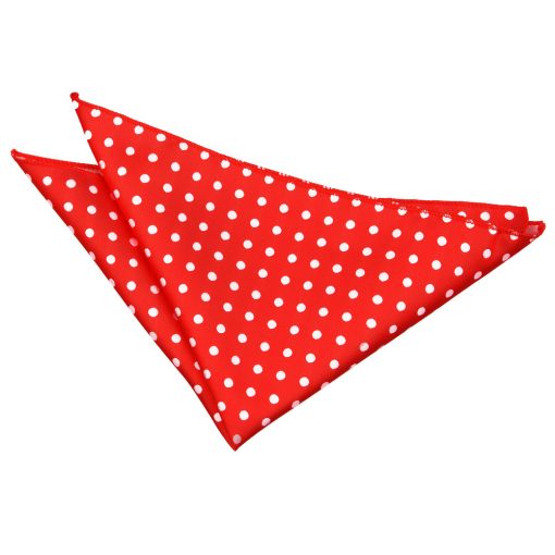 Red Polka Dot Classic Pocket Square