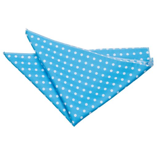 Robin's Egg Blue Polka Dot Classic Pocket Square