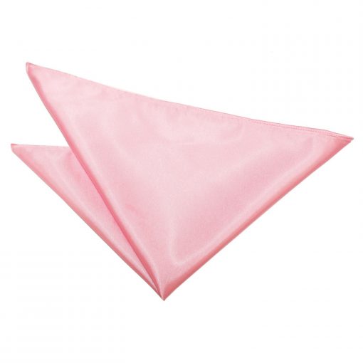 Baby Pink Satin Pocket Square