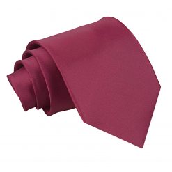 Burgundy Satin Pocket Square