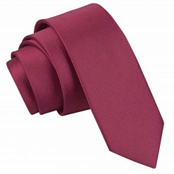 Burgundy Satin Pocket Square