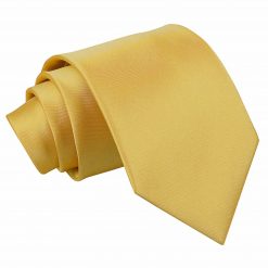 Gold Satin Classic Tie