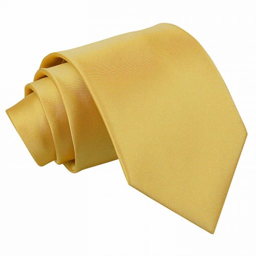 Gold Satin Tie