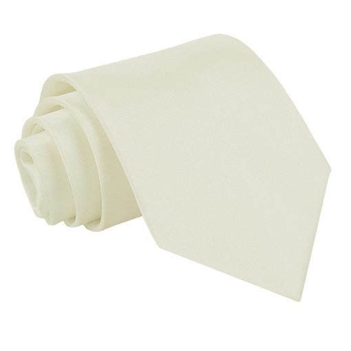 Ivory Satin Classic Tie