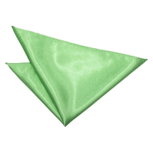 Lime Green Satin Pocket Square