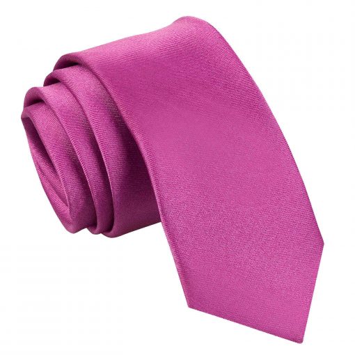 Mulberry Satin Skinny Tie