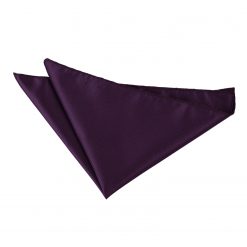 Cadbury Purple Solid Check Pocket Square