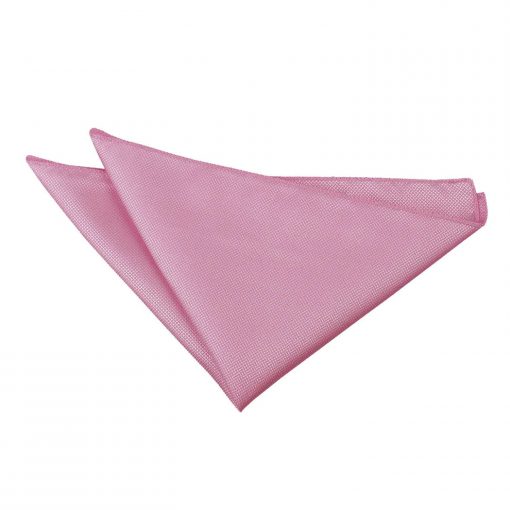 Light Pink Solid Check Pocket Square