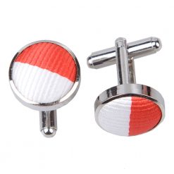 Red & White Striped Pocket Square