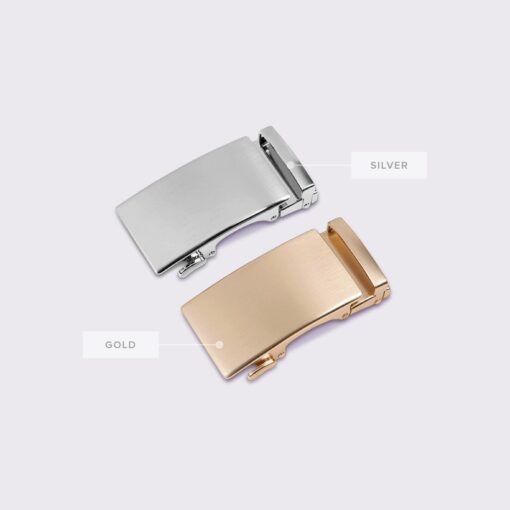 Cordovan Brown Smooth Leather Auto Belt Gift Box Set