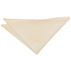 Beige Shantung Pocket Square