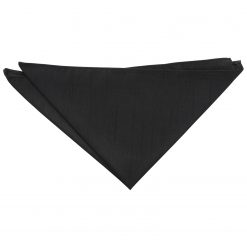 Black Shantung Slim Tie