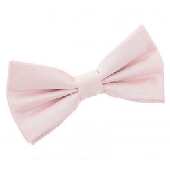 Blush Pink Shantung Pre-Tied Thistle Bow Tie