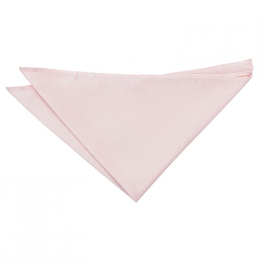 Blush Pink Shantung Pocket Square