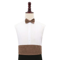 Bronze Shantung Slim Tie