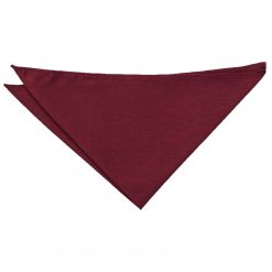 Burgundy Shantung Pocket Square