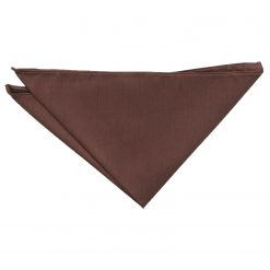 Chocolate Brown Shantung Pocket Square