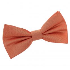 Copper Shantung Pre-Tied Thistle Bow Tie