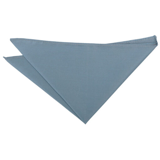 Dusty Blue Shantung Pocket Square