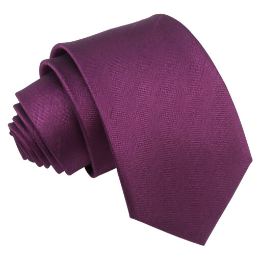 Orchid Shantung Slim Tie